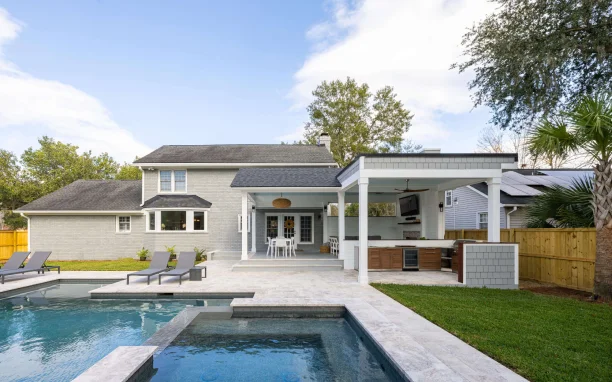 exterior-pool-area-cabana-foxhall-1 Home Exterior Design